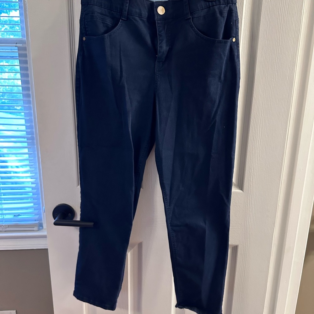 Draper James Dark Blue Ankle Pants